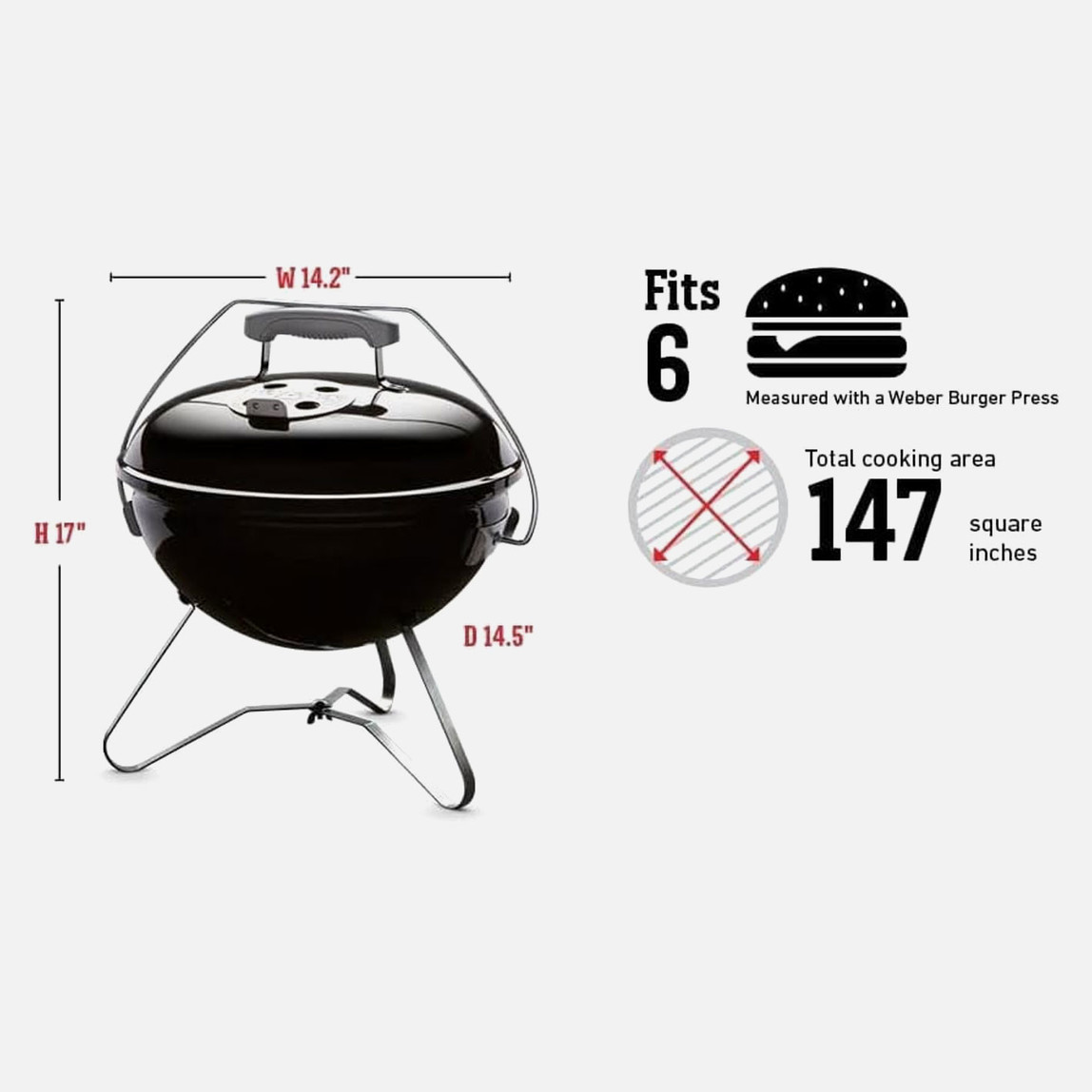    Weber Smokey Joe Premium Mavi 37 cm Kömürlü Mangal 1126804 