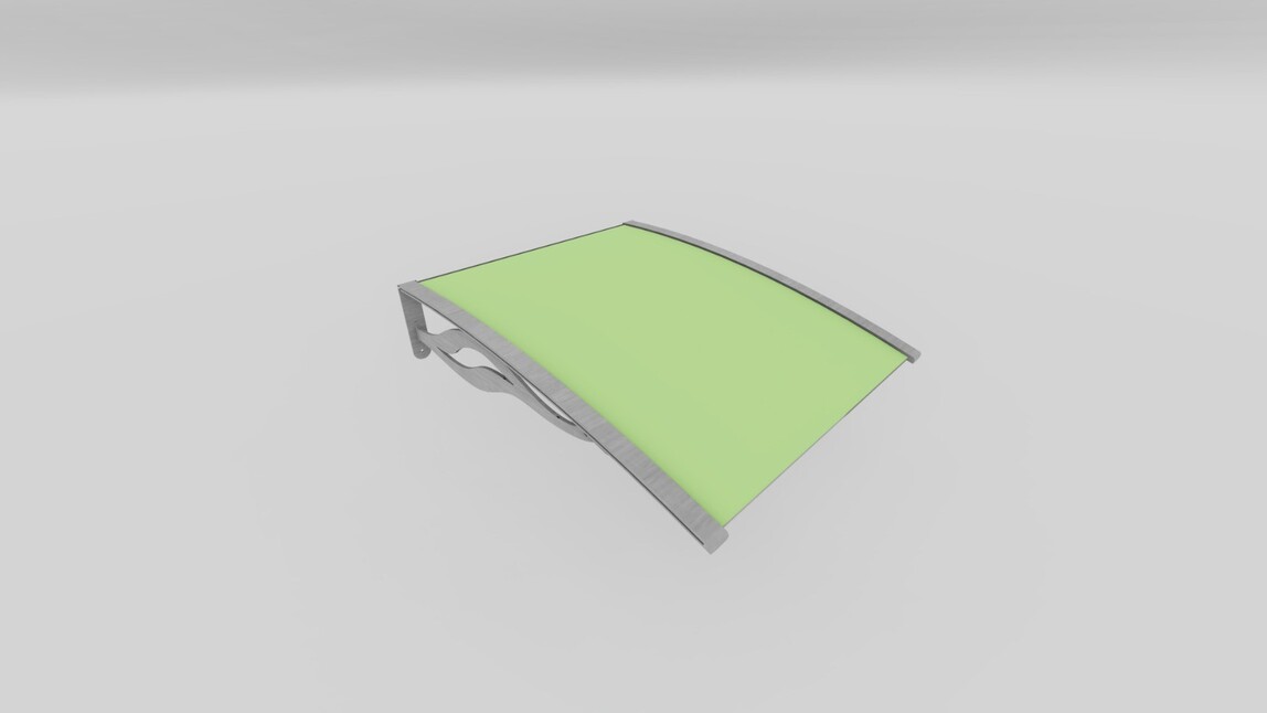    Global Tente Kapı Üstü Sundurma 120x100 Yeşil- Ana Kit-Lüx Seri 