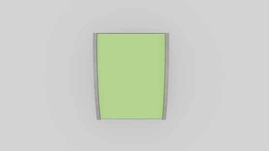 Global Tente Kapı Üstü Sundurma 120x100 Yeşil- Ana Kit-Lüx Seri