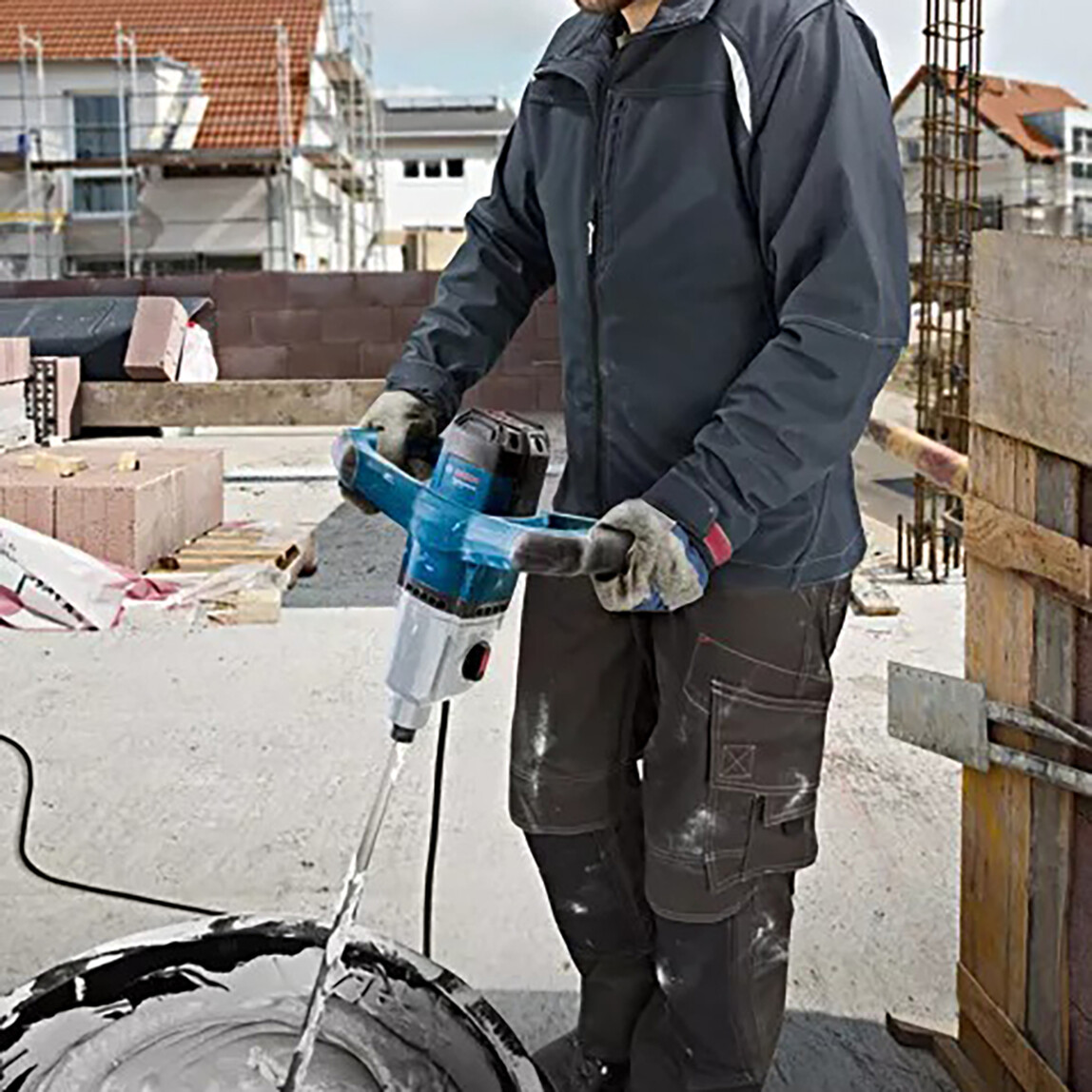    Bosch GRW 140 Profesyonel Boya Karıştırma Makinesi 