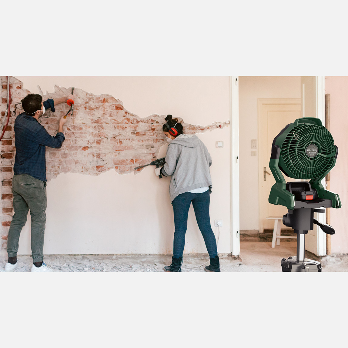    Bosch UniversalFan 18V-1000 (Solo) Akülü Fan (Akü ve Şarj Cihazı Dahil Değildir.) 