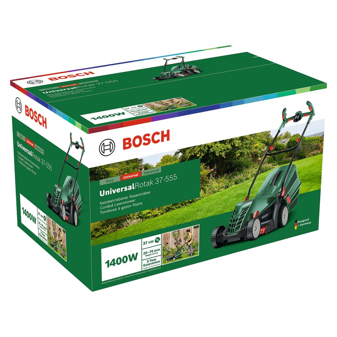    Bosch Universal Rotak 37-555 Çim Biçme Makinesi 