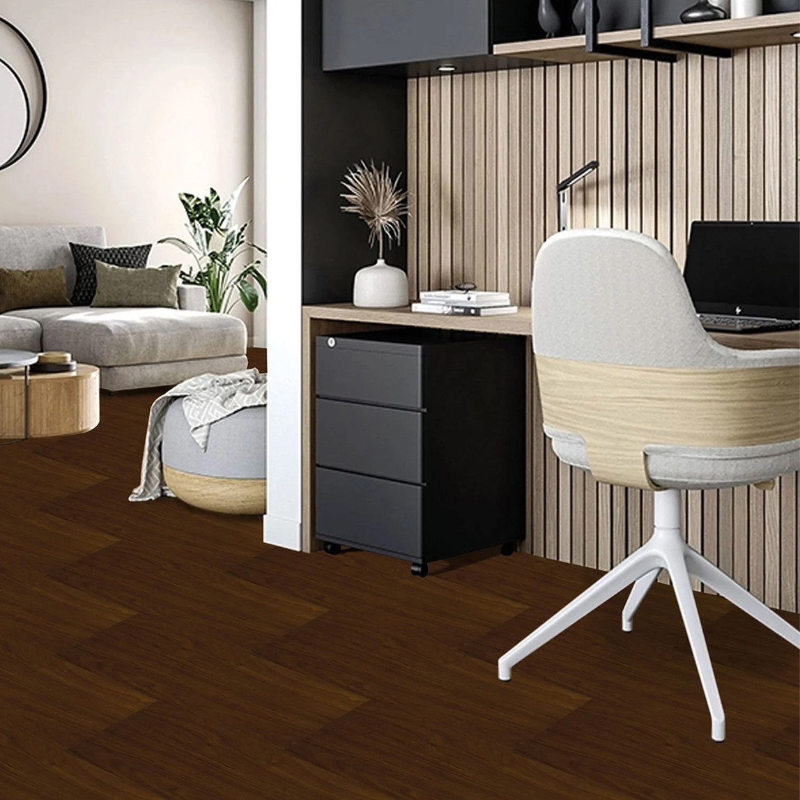    Tink PVC Yapışkanlı Yer Döşeme Teak 25x80cm 