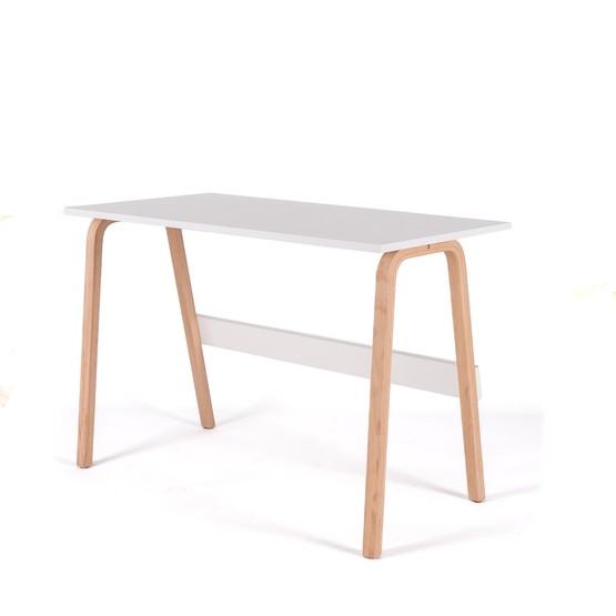 Max Çalışma Masası Beyaz Ahşap