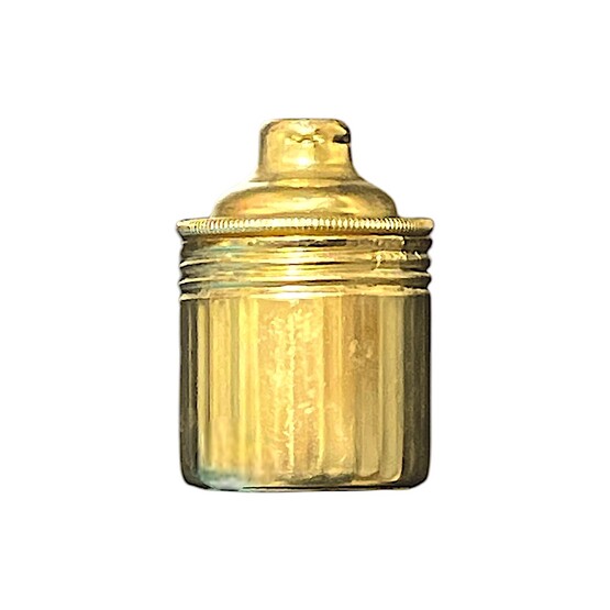 Tek-İş Duy E-14 Metal Düz Duy Sarı