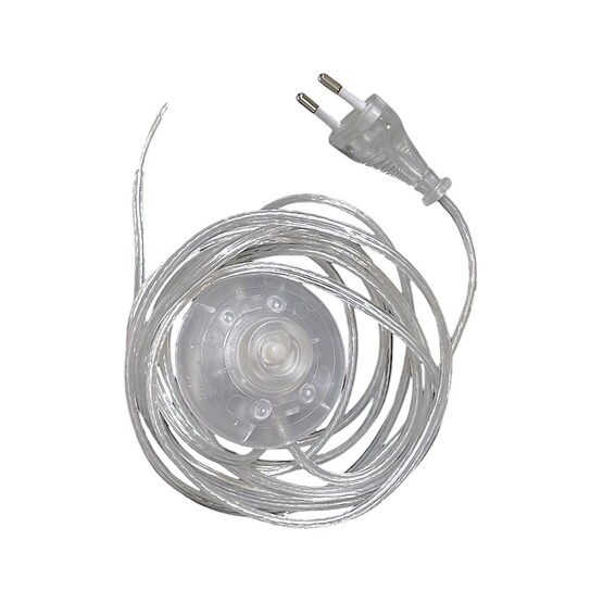 Tek-İş Yer Puarlu 3 Metre Kablolu Fiş Şeffaf
