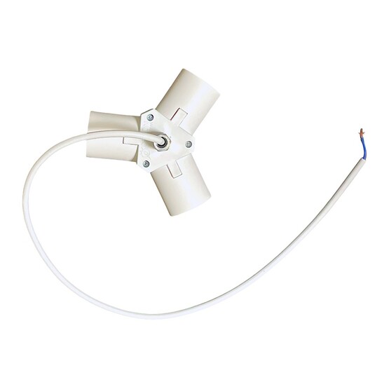 Tek-İş E-27 Duylu 3'lü Tesisat Beyaz
