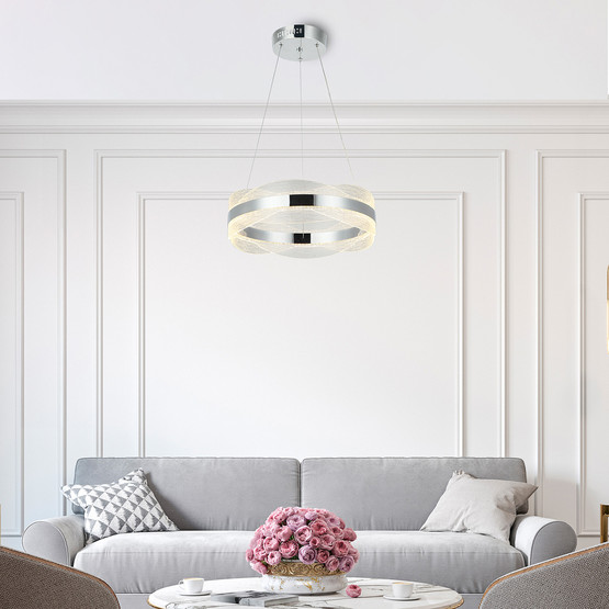 Lucea Mante Led Sarkıt Avize 40cm