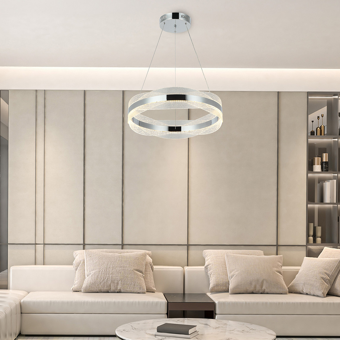    Lucea Mante Led Sarkıt Avize 50cm 