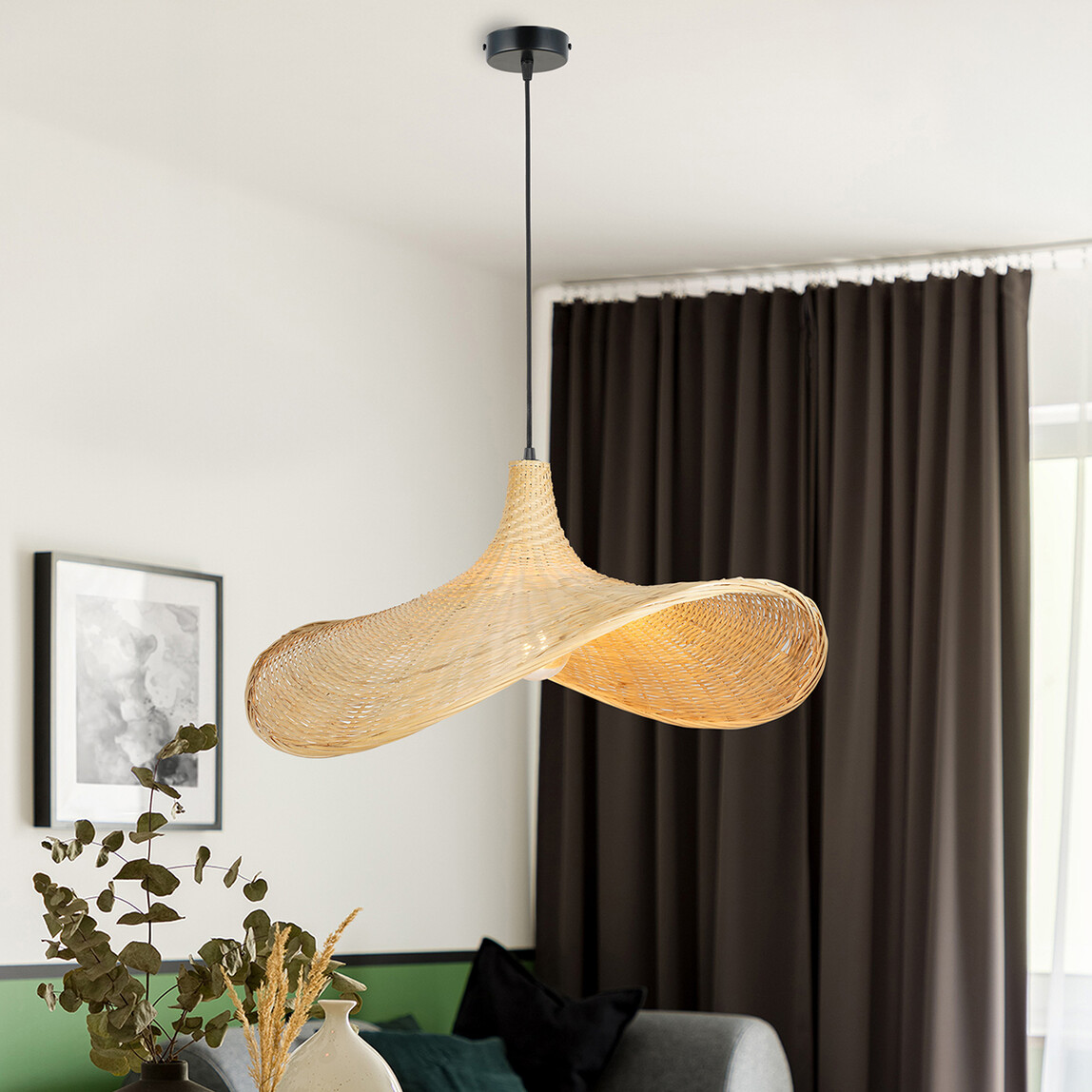    Lucea Nappe Bambu Tekli Sarkıt 61cm 