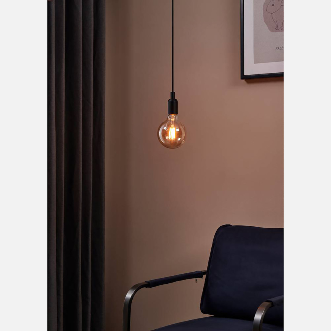    Eglo Amber G125 4W Amper 1700K Sarı Led Ampul 