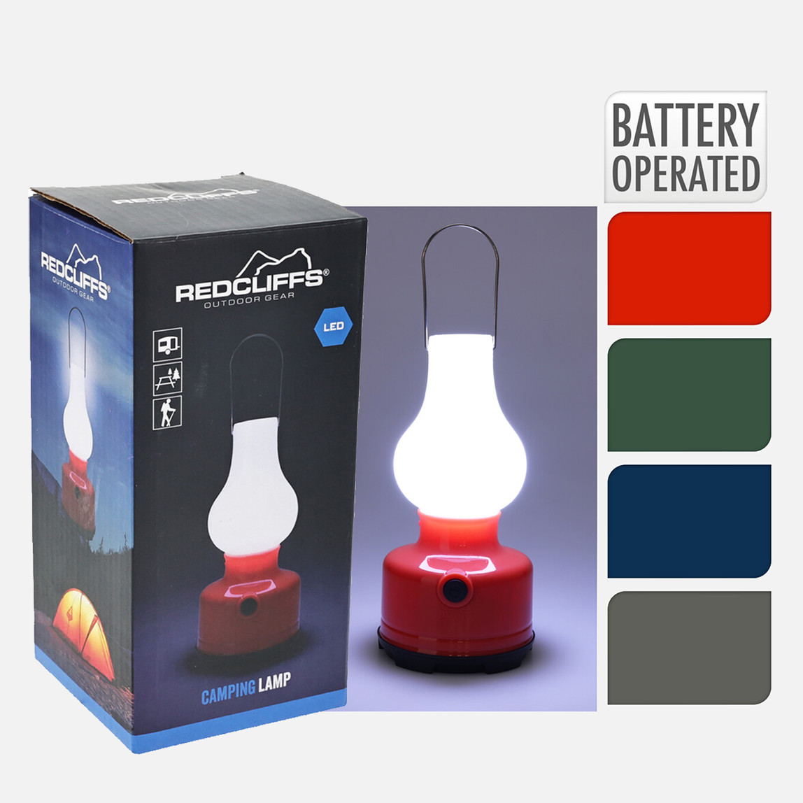    Kamp Lambası Sıcak Beyaz Ledli  