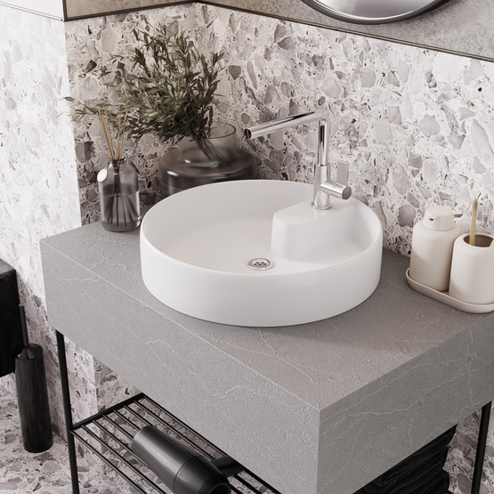 Motion 45 cm Tezgah Üstü Lavabo Beyaz