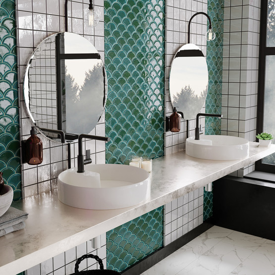 Motion 45 cm Tezgah Üstü Lavabo Beyaz