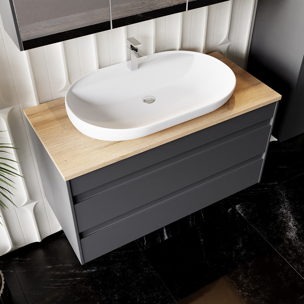    Paradise 70 cm Tezgah Üstü Lavabo 