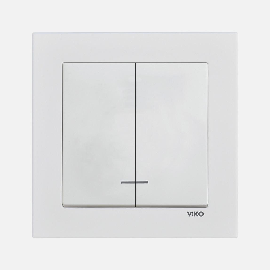    Viko Karre 55 Beyaz Isıklı Komütatör C1 