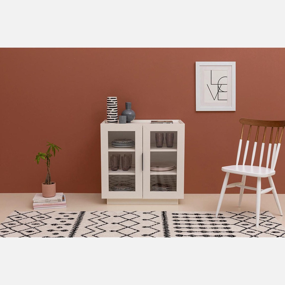    Luke Mini Büfe Sedef Krem 