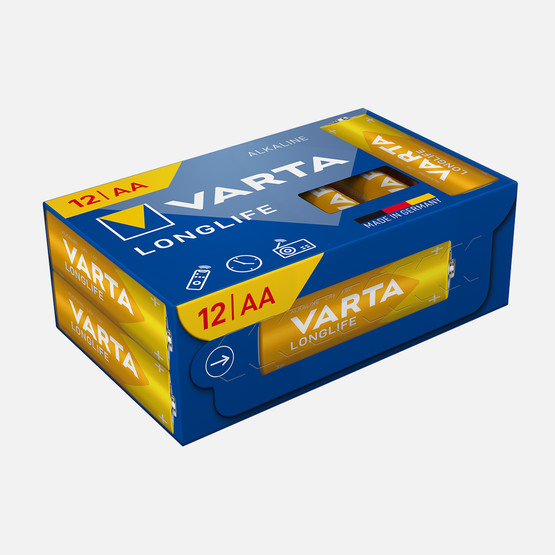 Varta Longlife AA Cube 12 Alkain Pil

