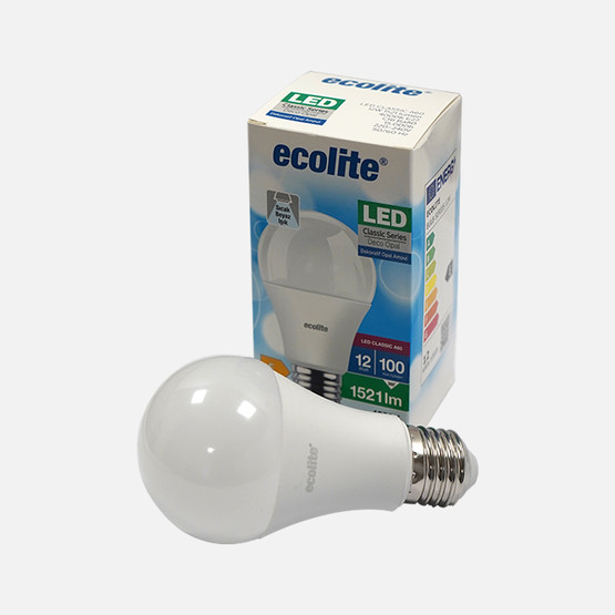 Ecolite A60 12W Led Ampul Sıcak Beyaz Işık (4000K)