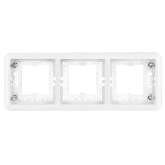 Nilson Unique Üçlü Çerçeve Beyaz