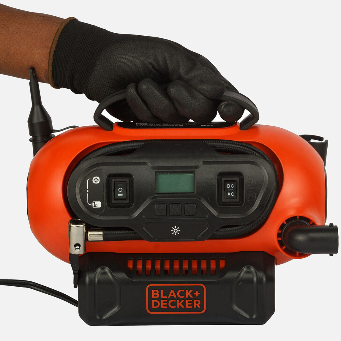    Black&Decker BDCINF18N-QS 12Volt/220Volt/18Volt Li-Ion 160PSI Şarjlı Hava Kompresörü 