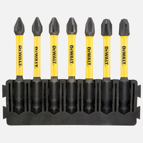 Dewalt DT70818-QZ Flextorq 7 parça 57 mm Philips(ph1,ph2,ph3) Bits Uç seti