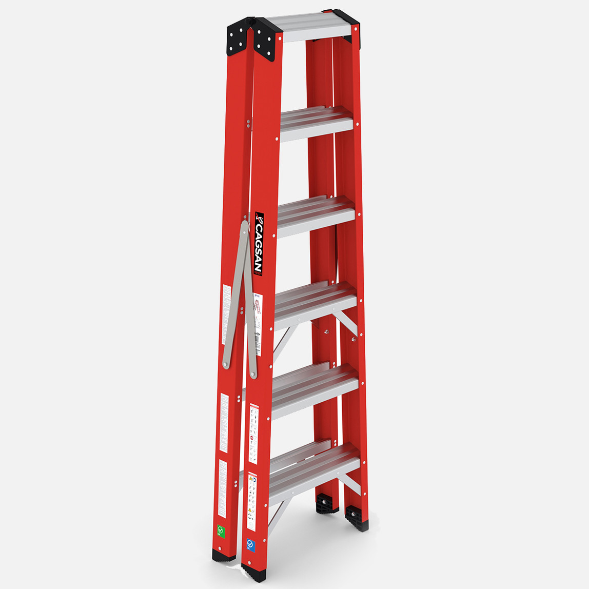    Çağsan BFC6 Fibero Elektrik Yalıtımlı 6 Basamaklı Merdiven 