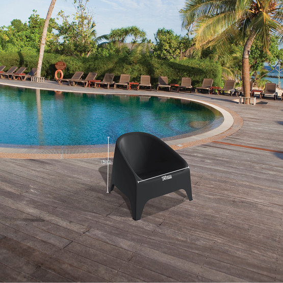 Matera Bahçe Koltuk Antrasit