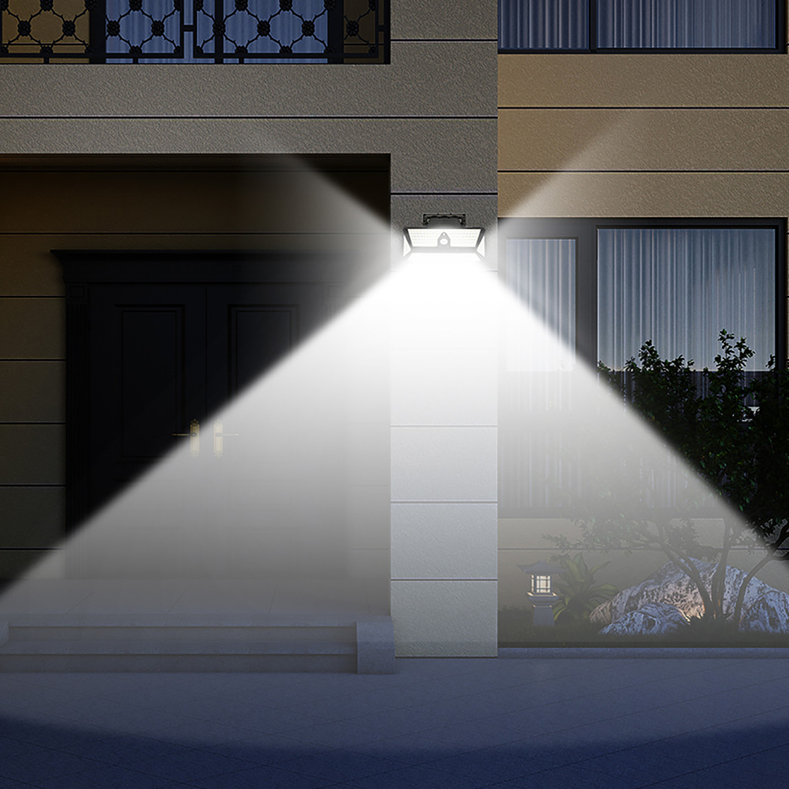    Uzaktan Kumandalı Solar Led Aplik 