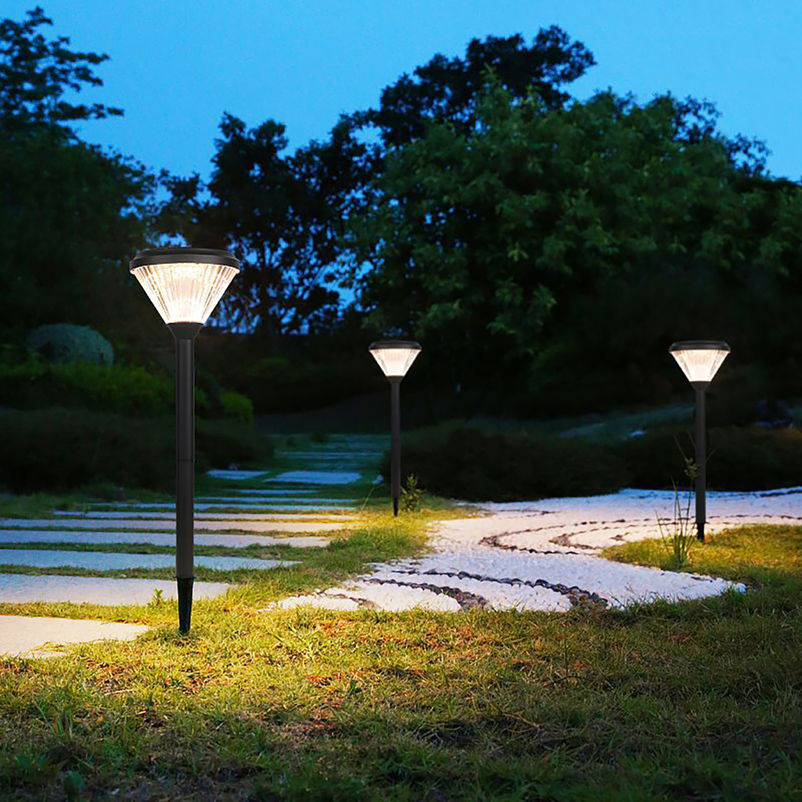    Solar Led Bahçe Aydınlatma Direği 