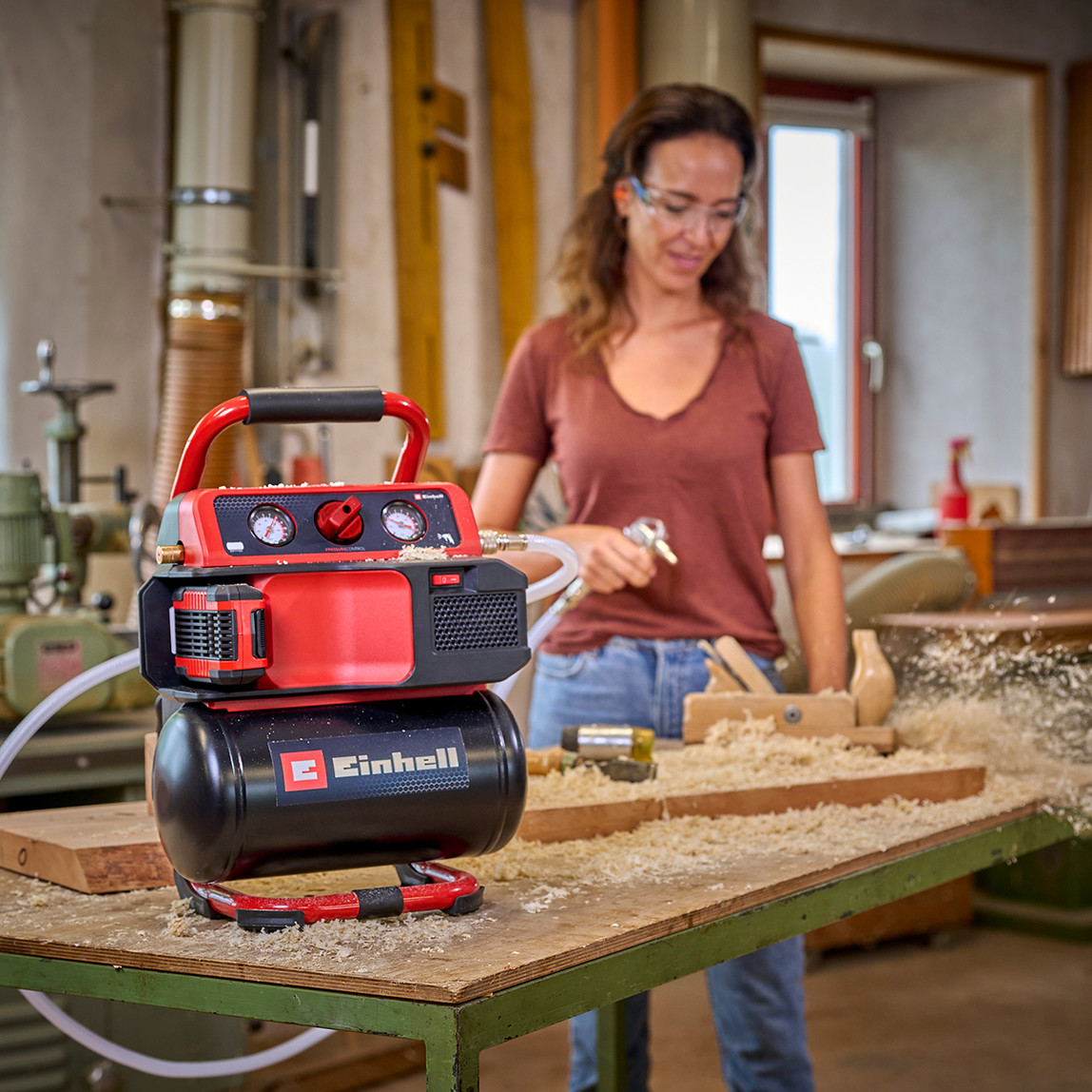    Einhell Te-Ac 18/75 Li Akülü Kompresör Solo (Akü ve Şarj Cihazı Dahil Değildir.) 