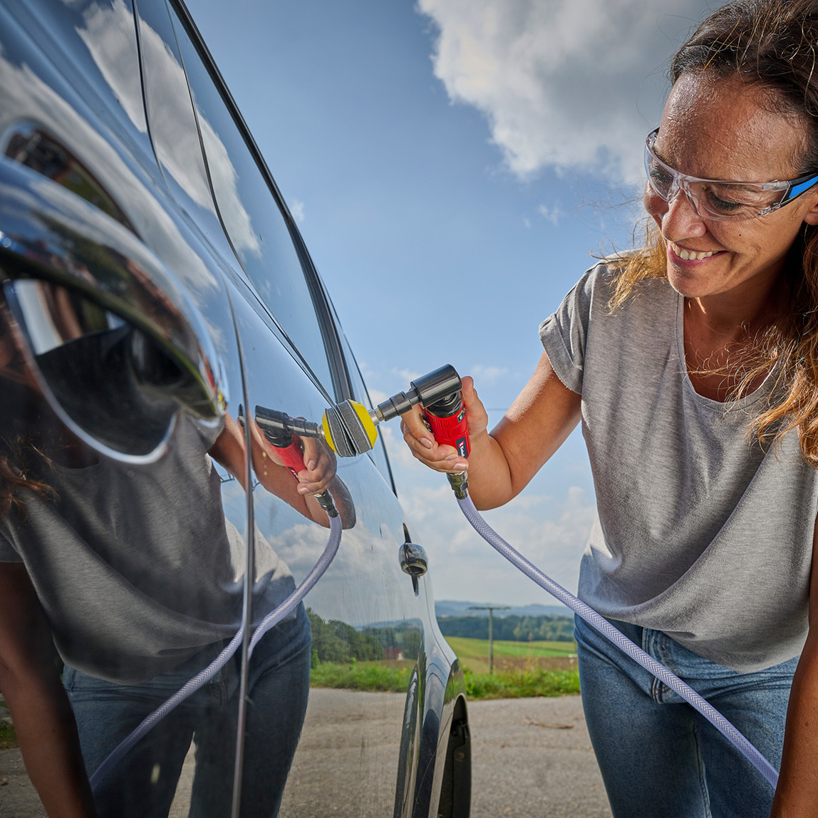    Einhell TC-PA 50 Havalı Avuç Taşlama 