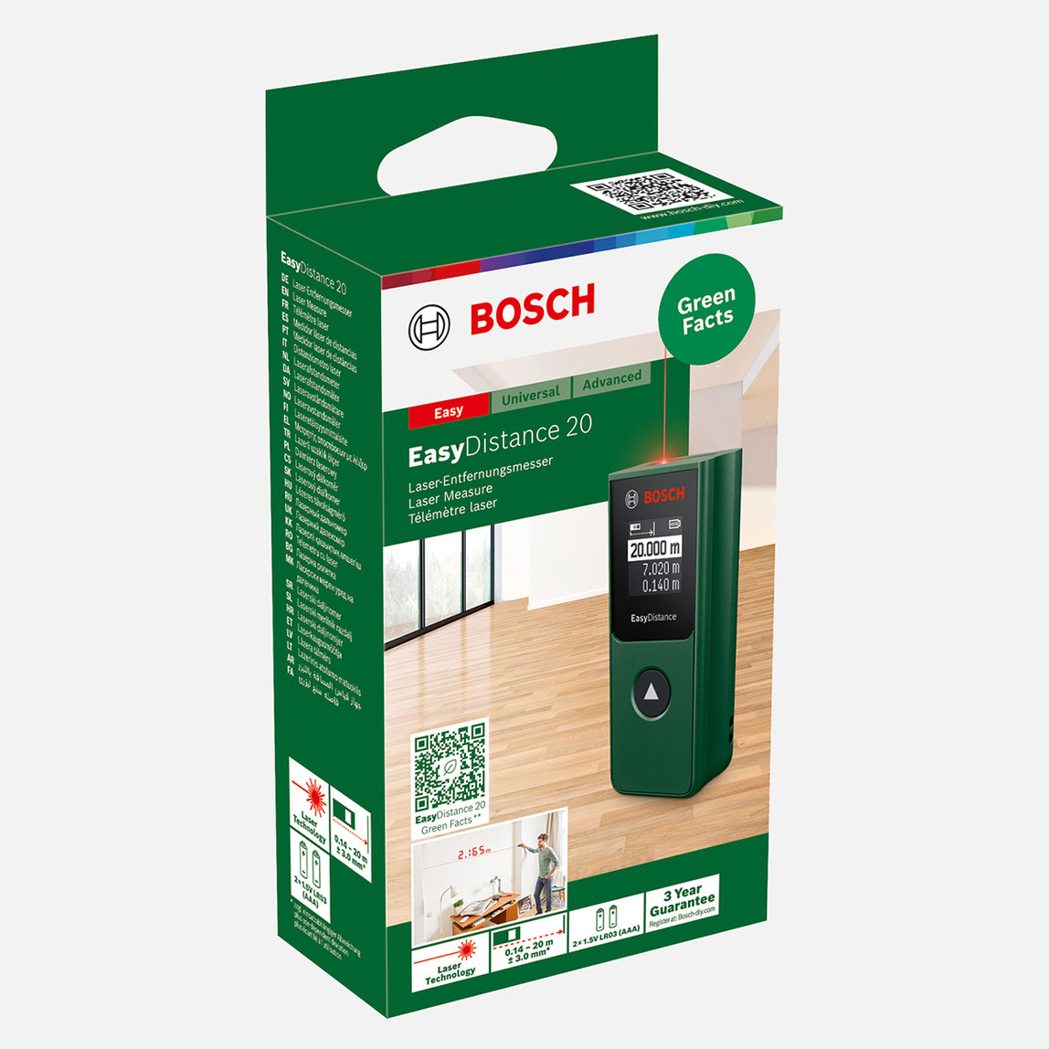    Bosch EasyDistance 20 Dijital Lazer Metre 20 metre 