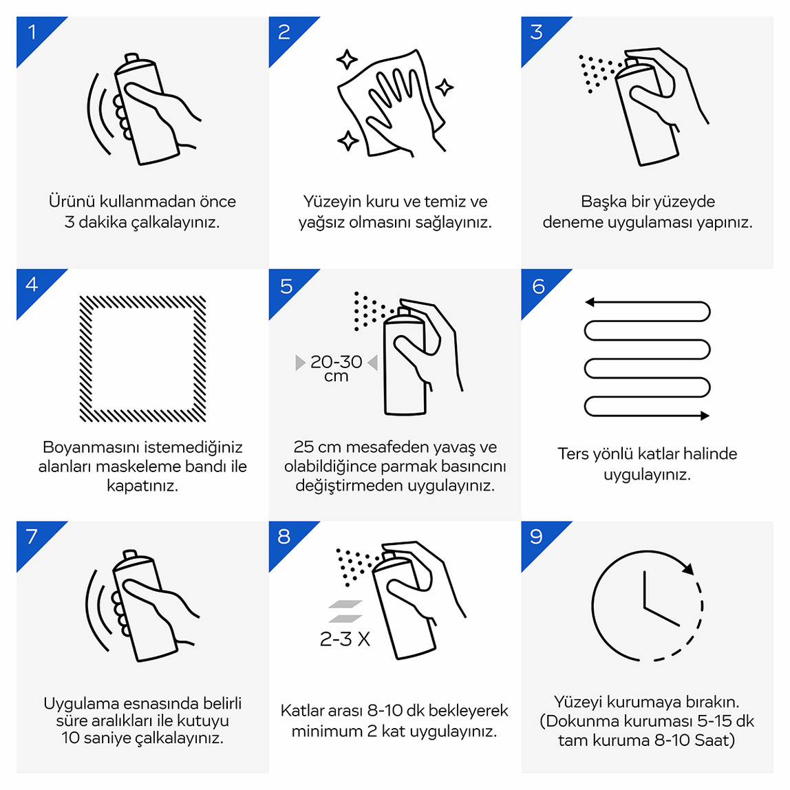    Kluger Dynamo Akrilik Düz Sprey Boya Mat Beyaz RAL 9010 400 ML
 