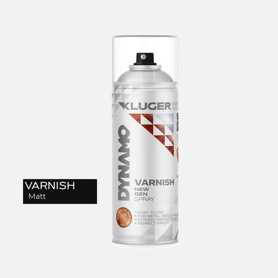 Kluger Dynamo Sprey Boya Mat Vernik Şeffaf 303 400 ML

