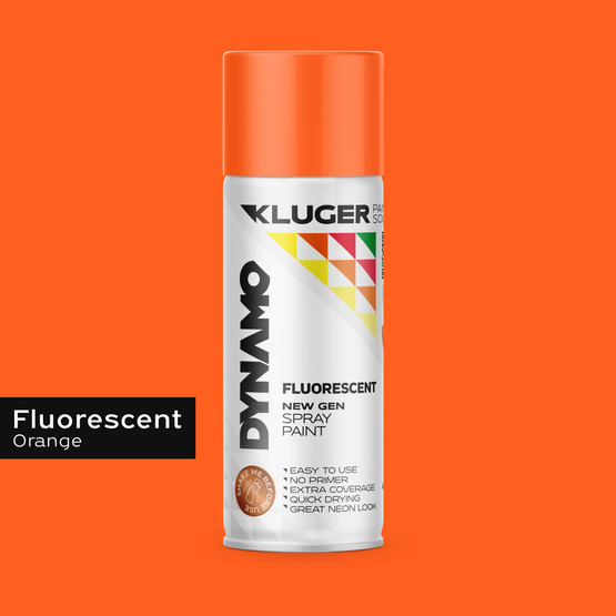 Kluger Dynamo Sprey Boya Floresan Turuncu 452 400 ML

