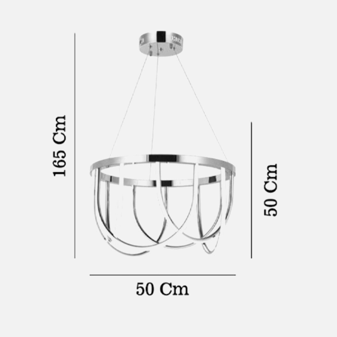    Lucea Palmenta Büyük Led Avize 