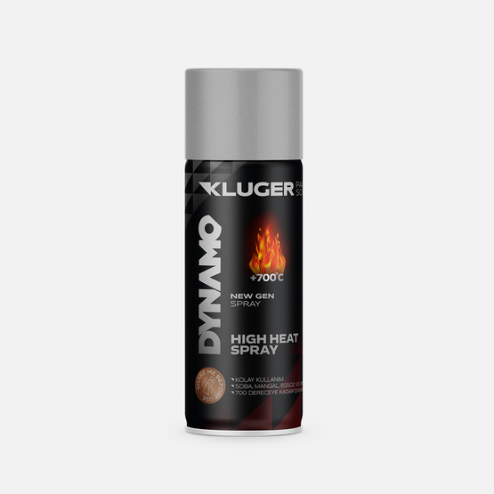 Kluger Dynamo Sprey Boya Isıya Dayanıklı Gümüş 508 400 ML

