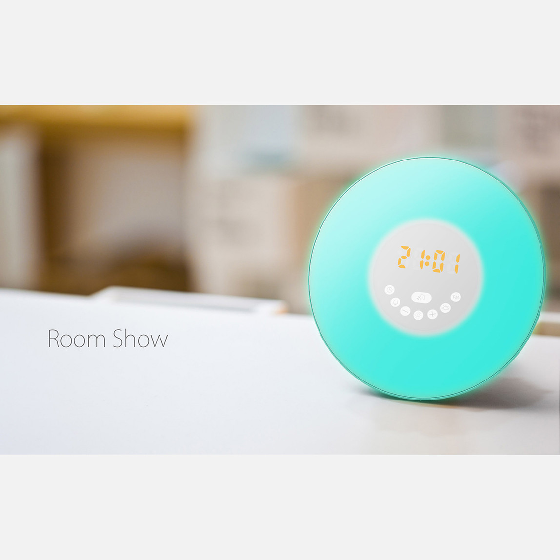    Şarjlı Çalar Saat ve Rgb Masa Lambası 