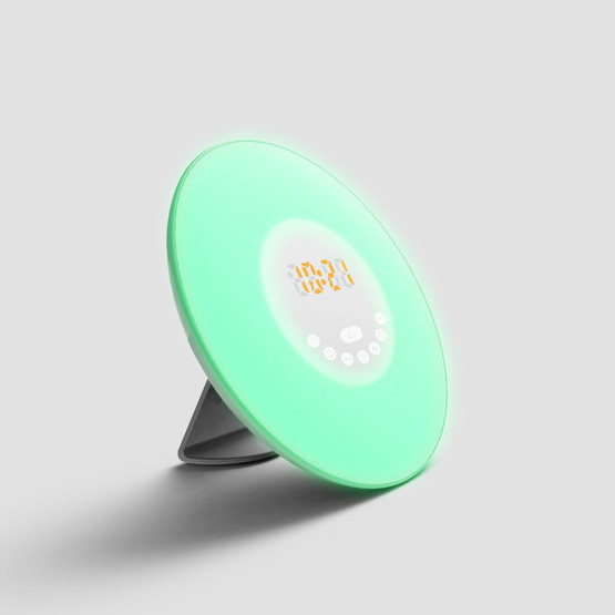 Şarjlı Çalar Saat ve Rgb Masa Lambası