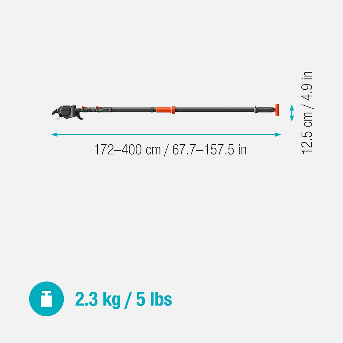    Gardena Teleskopik Dal Makası StarCut Pro L (12081-20) 