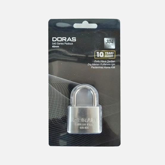 Doras Paslanmaz Asma Kilit 40mm