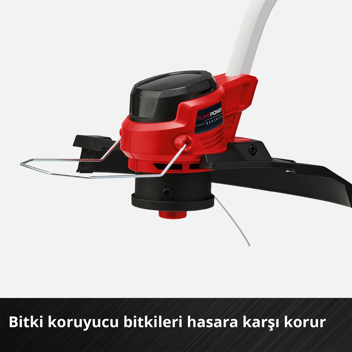    Einhell GP-CM 36/47 S Li BL (4x4,0 Ah) Akülü Çim Biçme Makinesi + GP-CT 36/35 Li BL Akülü Kenar Kesme Makinesi
 