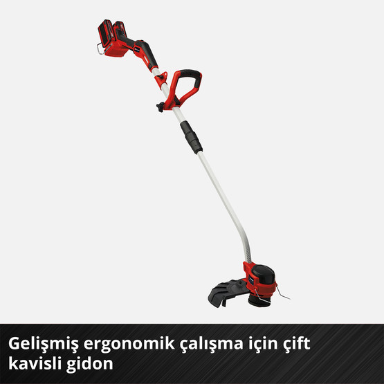 Einhell GP-CM 36/47 S Li BL (4x4,0 Ah) Akülü Çim Biçme Makinesi + GP-CT 36/35 Li BL Akülü Kenar Kesme Makinesi
