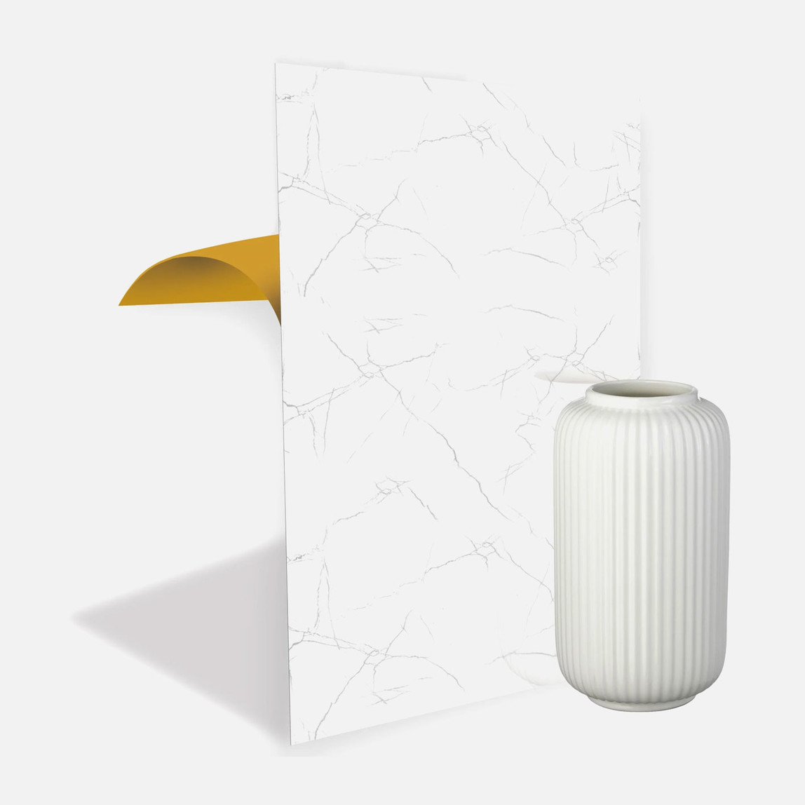    Tink Silver Mermer Desenli Pvc Panel 