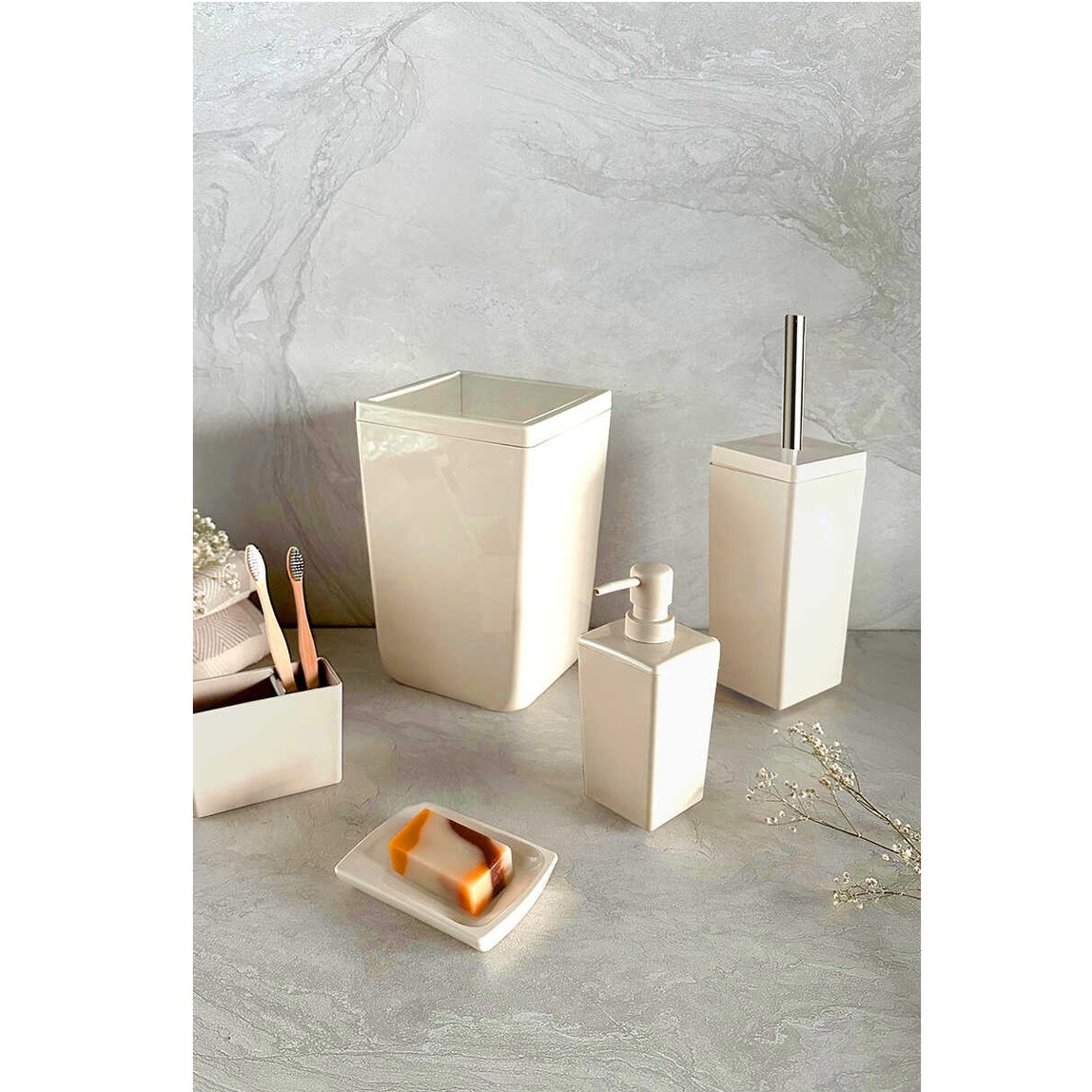    Primanova Biga Banyo Seti Bej 