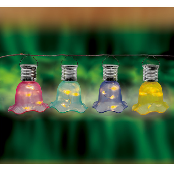 Solar Asma Çiçek Led Lamba