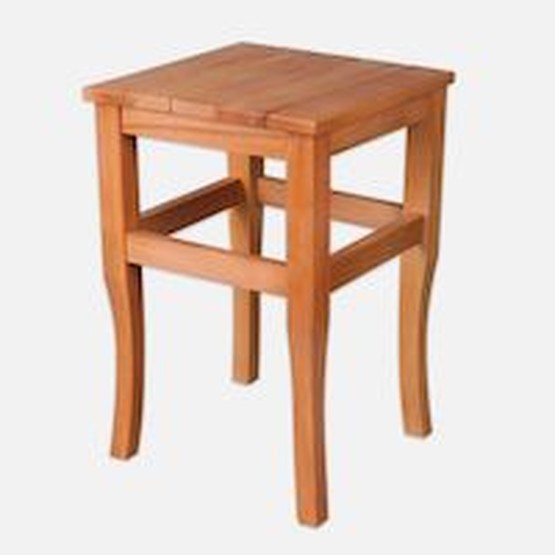  Hestia Ahşap Tabure Naturel 45 cm