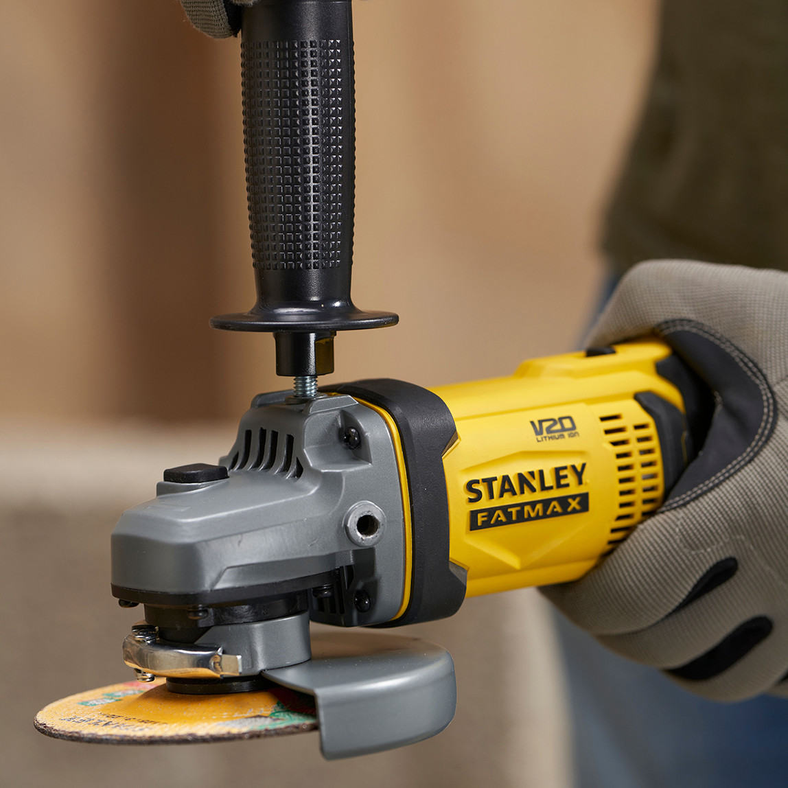    Stanley Sfmcg400B-Xj 18V Solo Avuç Taşlama Makinesi (Akü ve Şarj Cihazı Dahil Değildir.) 