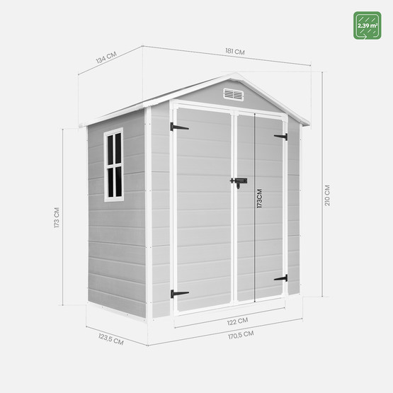 Resin One 2.6 Alet Evi 2,39 m²